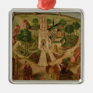 The Church of Saint-Gery Metal Ornament