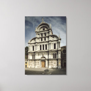 The Church of San Zaccaria, 1480-1500 (photo) Canvas Print