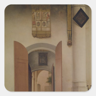 The Church of St. Laurens, Alkmaar, 1661 Square Sticker