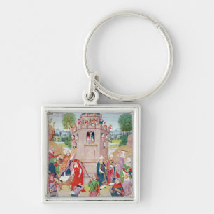 The Church under attack from heretics, Flemish Keychain