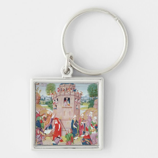 The Church under attack from heretics, Flemish Keychain (Front)