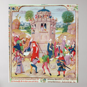 The Church under attack from heretics, Flemish Poster