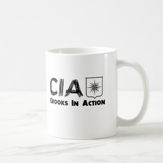 The CIA Crooks In Action Coffee Mug (Right)