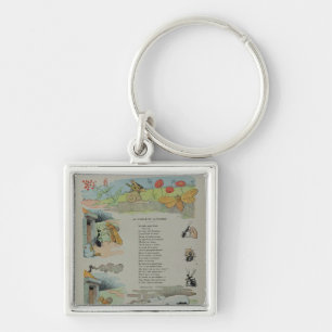 The Cicada and the Ant from the Fables Keychain