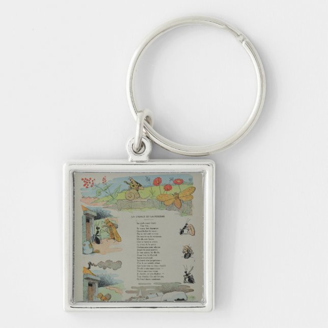 The Cicada and the Ant from the Fables Keychain (Front)