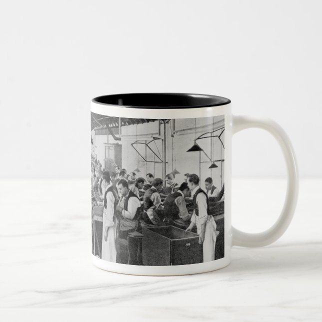 The cigar manufacturing departments Two-Tone coffee mug (Right)