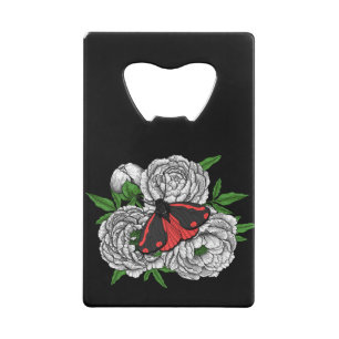 The cinnabar moth credit card bottle opener