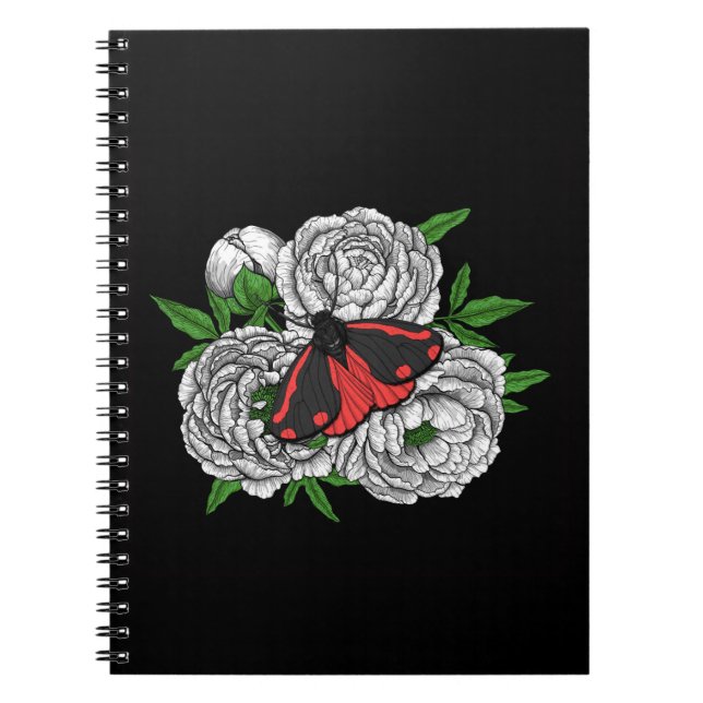 The cinnabar moth notebook (Front)