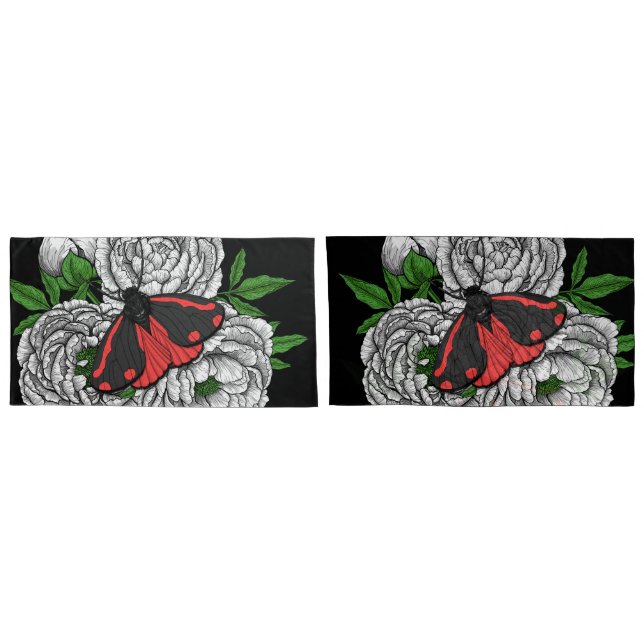 The cinnabar moth pillowcase (Back-Set)