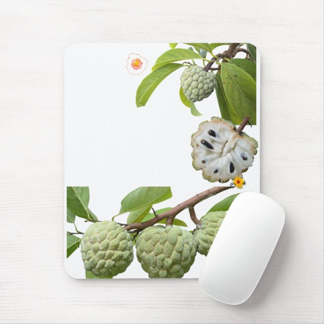 The cinnamon apple - mouse pad (With Mouse)