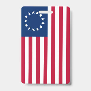 The Circle of Stars, American Flag by Betsy Ross Badge