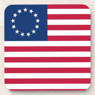 The Circle of Stars, American Flag by Betsy Ross Coaster