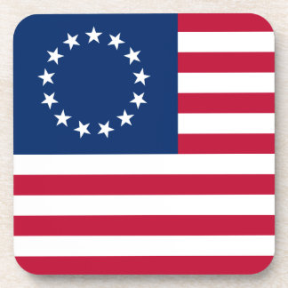 The Circle of Stars, American Flag by Betsy Ross Coaster