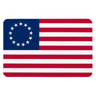 The Circle of Stars, American Flag by Betsy Ross Magnet