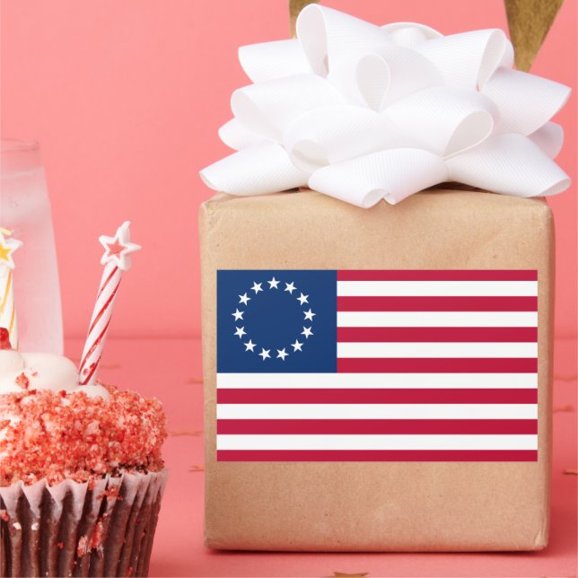 The Circle of Stars, American Flag by Betsy Ross Sticker (Party)