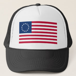 The Circle of Stars, American Flag by Betsy Ross Trucker Hat