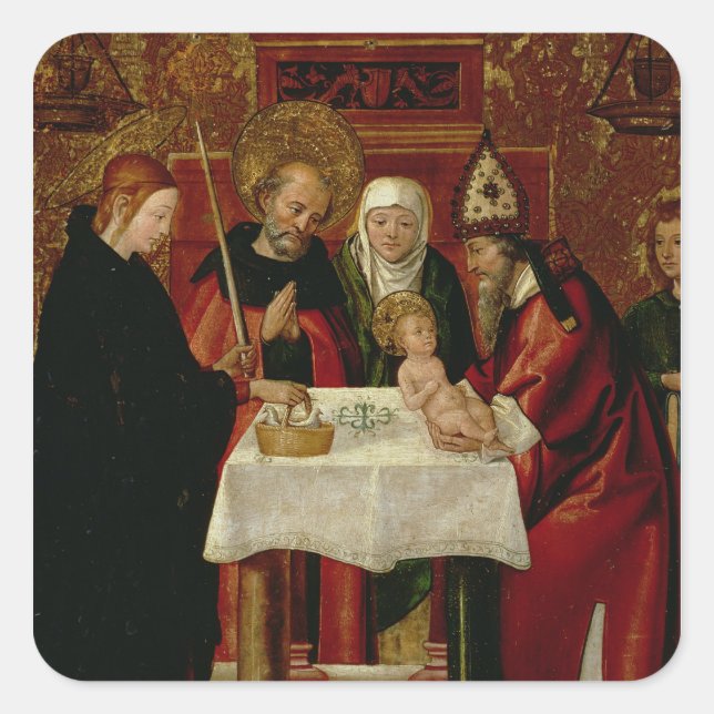 The Circumcision Presentation in the Temple Square Sticker (Front)