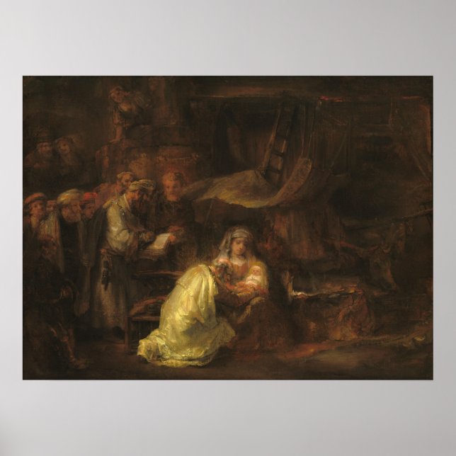 The Circumcision - Rembrandt Fine Art Poster (Front)