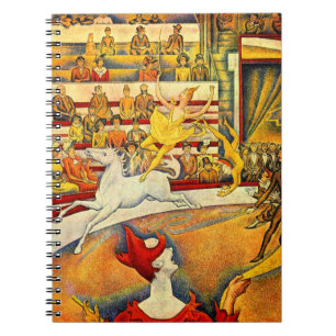 The Circus by Georges Seurat, Vintage Pointillism Notebook
