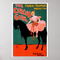 The Circus Girl - on horse