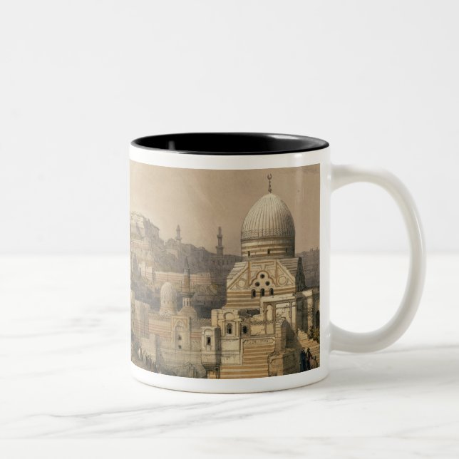 The Citadel of Cairo, from "Egypt and Nubia" Two-Tone Coffee Mug (Right)