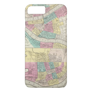 The Cities Of Pittsburgh Allegheny Cincinnati Case-Mate iPhone Case