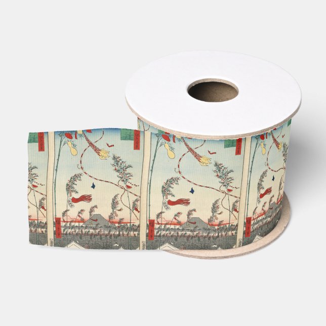 The City Flourishing, Tanabata Festival. Grosgrain Ribbon (Spool)