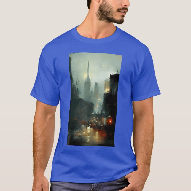 The city funny T-Shirt (Front)
