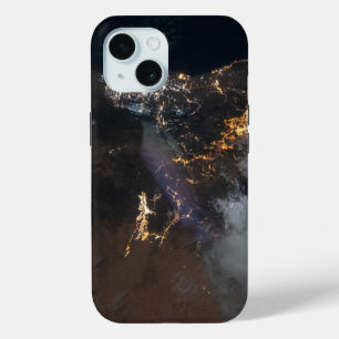 The City Lights Of Jazan And Its Suburbs iPhone 15 Case