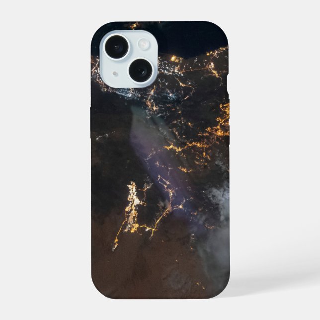 The City Lights Of Jazan And Its Suburbs iPhone 15 Case (Back)