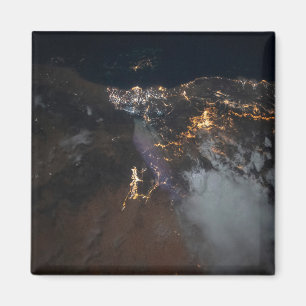 The City Lights Of Jazan And Its Suburbs Magnet