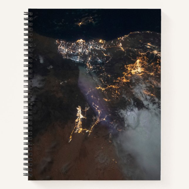 The City Lights Of Jazan And Its Suburbs Notebook (Front)