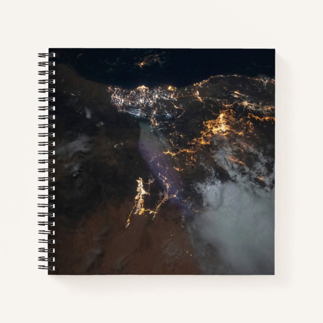 The City Lights Of Jazan And Its Suburbs Notebook (Front)