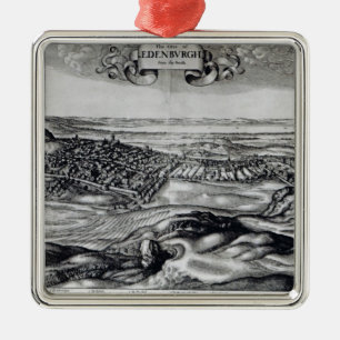 The City of Edinburgh from the South Metal Ornament