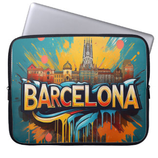 The city of football and sun laptop sleeve