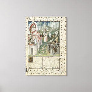 The City of God, City of Caen and City of Canvas Print