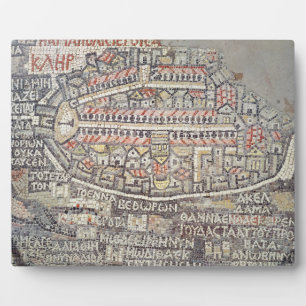 The City of Jerusalem and the surrounding area Plaque