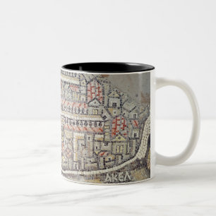The City of Jerusalem and the surrounding area Two-Tone Coffee Mug