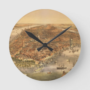The City of New York, 18 Round Clock
