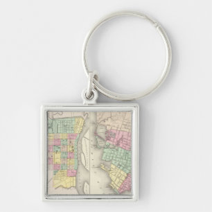 The City Of Savannah Georgia Keychain