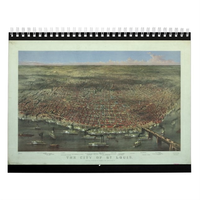 The City of St. Louis Missouri from 1874 Calendar (Cover)