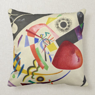 The City, Red Spot II, 1921 by Wassily Kandinsky Throw Pillow