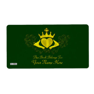 The Claddagh (Bookplate) (Gold)