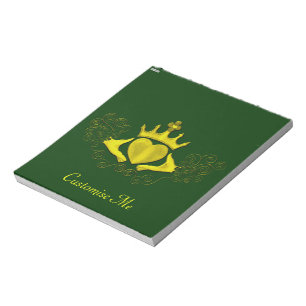 The Claddagh (Gold) Notepad
