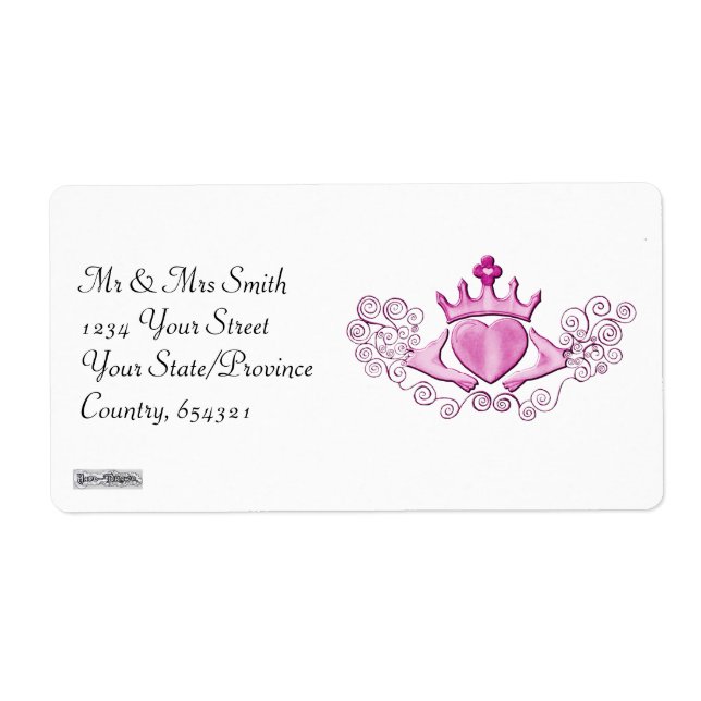 The Claddagh (Pink) (Front)
