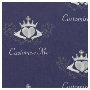 The Claddagh (Silver) Fabric