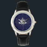 The Claddagh (Silver) Watch<br><div class="desc">The Claddagh's distinctive design features two hands clasping a heart, and usually surmounted by a crown. The elements of this symbol are often said to correspond to the qualities of love (the heart), friendship (the hands), and loyalty (the crown). Often given in ring form, the Claddagh may be used for...</div>
