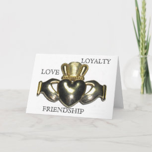 The Claddagh version2 saying inside/back of card