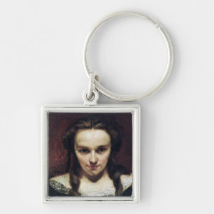 The Clairvoyant or, The Sleepwalker, c.1865 Keychain