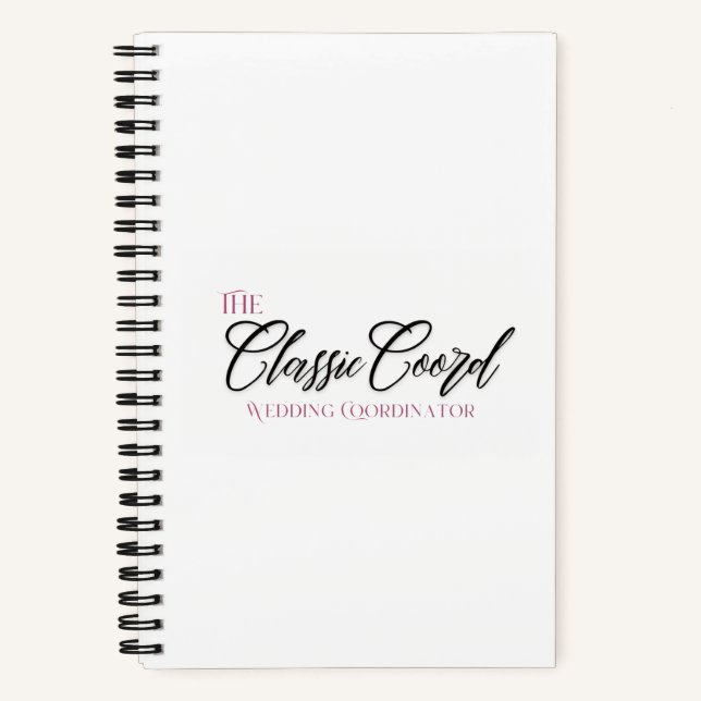 The Classic Coord Notebook (Front)